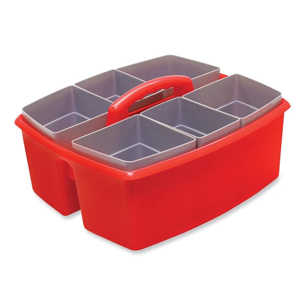 Large Caddy with Sorting Cups, Red, 2PK